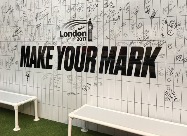 Nike London 2017 Make Your Mark Wall