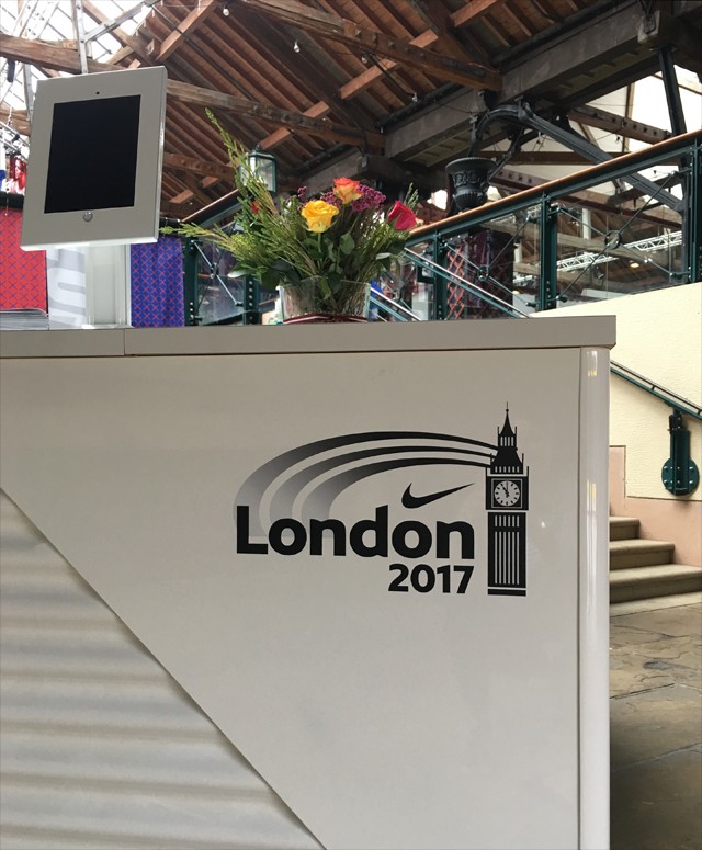 Nike London 2017 Reception Desk